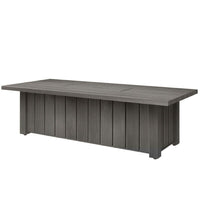 Trevi XL 70x32 Rectangular Fire Pit with Lid 55,000 BTU Fire Table