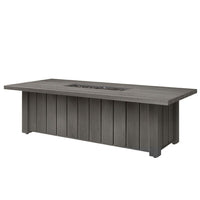 Trevi XL 70x32 Rectangular Fire Pit with Lid 55,000 BTU Fire Table