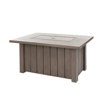 Trevi 50x32 Rectangular Fire Pit with Lid 55,000 BTU Fire Table