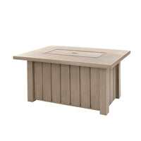 Trevi 50x32 Rectangular Fire Pit with Lid 55,000 BTU Fire Table