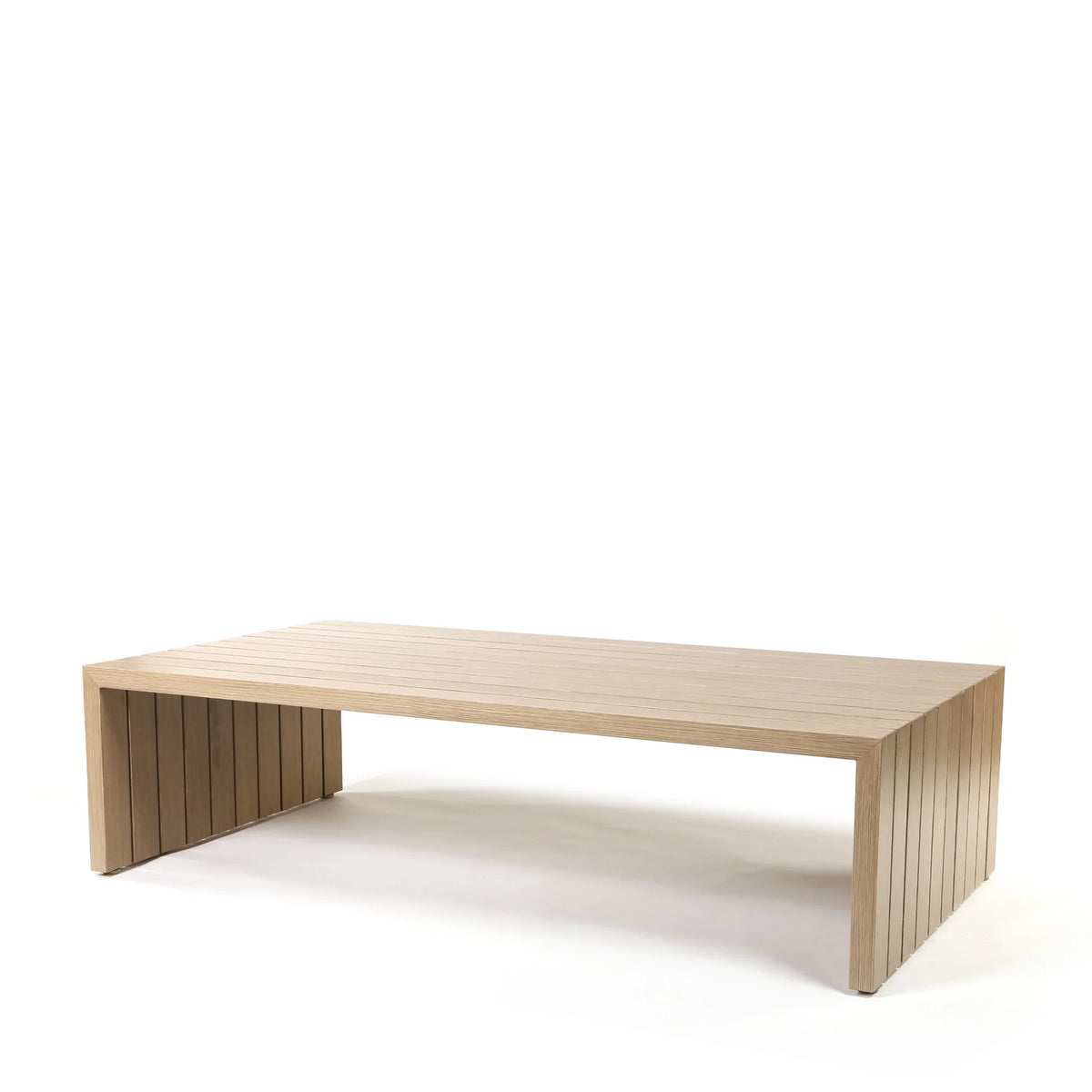 Bari Aluminum Coffee Table Outdoor Patio Rust Proof Modern Table