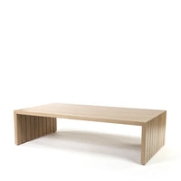 Bari Aluminum Coffee Table Outdoor Patio Rust Proof Modern Table
