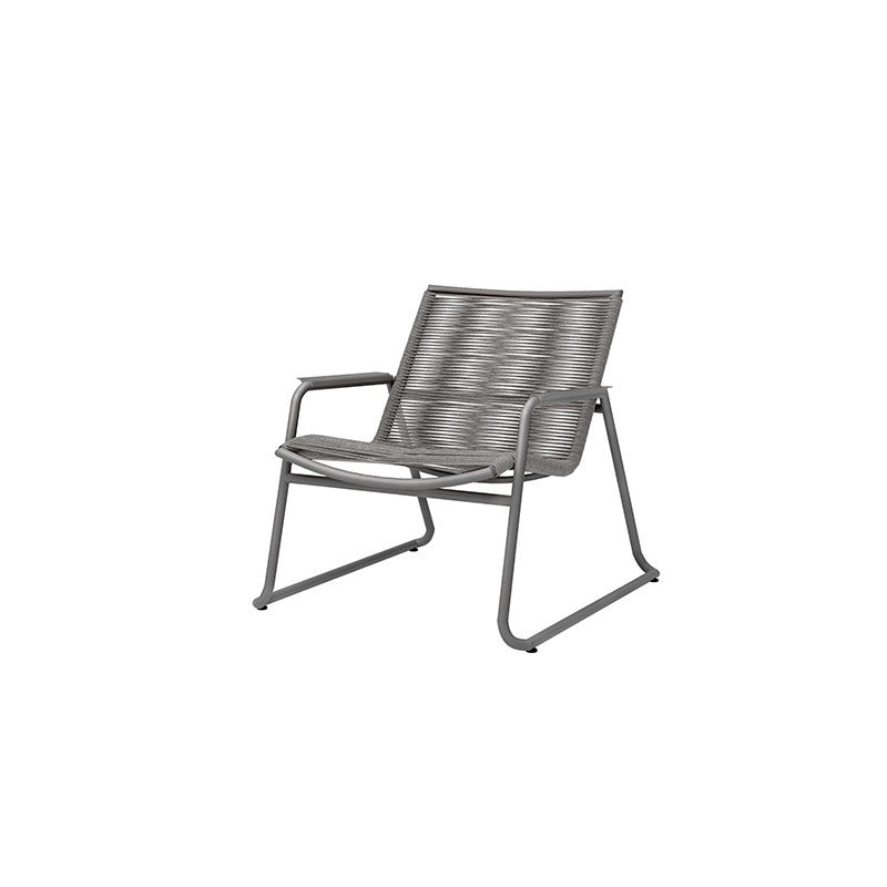 Cabana Club Chair Stackable Aluminum Outdoor Patio Chair Eco Weave