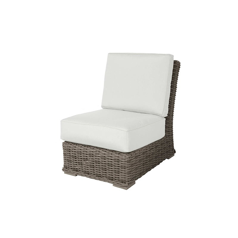 Laurent Chair Section Outdoor Patio Wicker Cushion Modular Seat