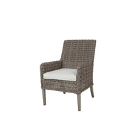 Laurent Dining Arm Chair Outdoor Patio Wicker Cushion Dining Seat