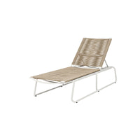 Cabana Adjustable Chaise Lounge Outdoor Aluminum Patio Recliner Chair