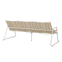 Cabana Sofa Outdoor Patio Aluminum Couch Stackable Eco Weave Seating