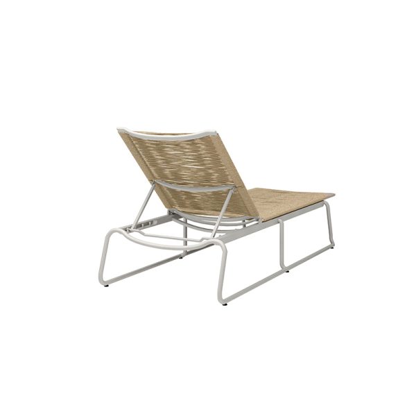 Cabana Adjustable Chaise Lounge Outdoor Aluminum Patio Recliner Chair