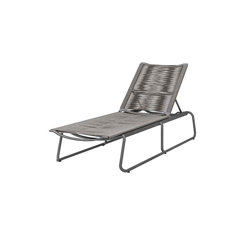 Cabana Adjustable Chaise Lounge Outdoor Aluminum Patio Recliner Chair