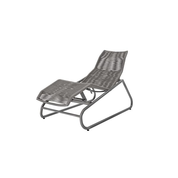 Cabana Adjustable Comfort Chaise Lounge Outdoor Patio Aluminum Recliner